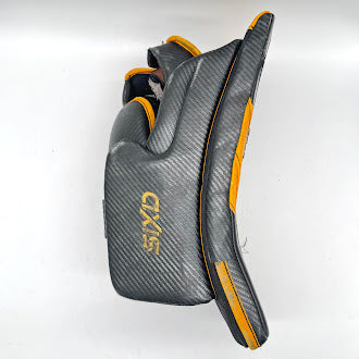 CCM AXIS - Ensemble de protections de gardien de but Pro Stock d'occasion (noir/jaune)